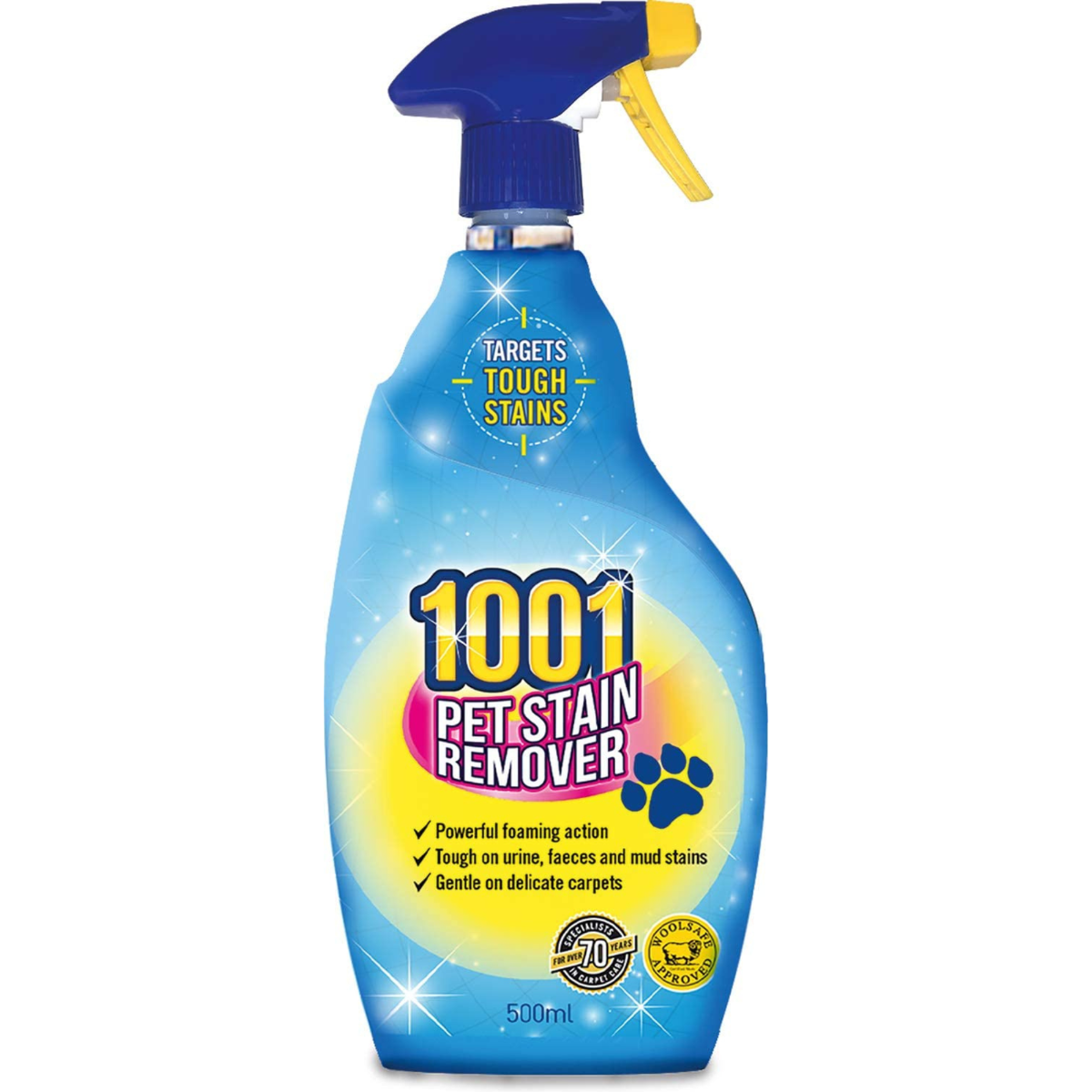 1001 Pet Stain Remover Carpet and Upholstery Cleaner 500ml