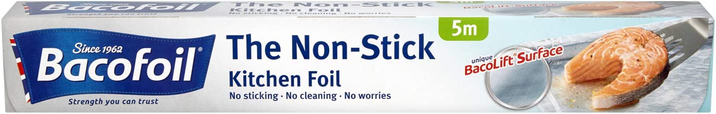 Bacofoil The Non-Stick Kitchen Foil With Unique Bacolift Surface 300mm x 5m