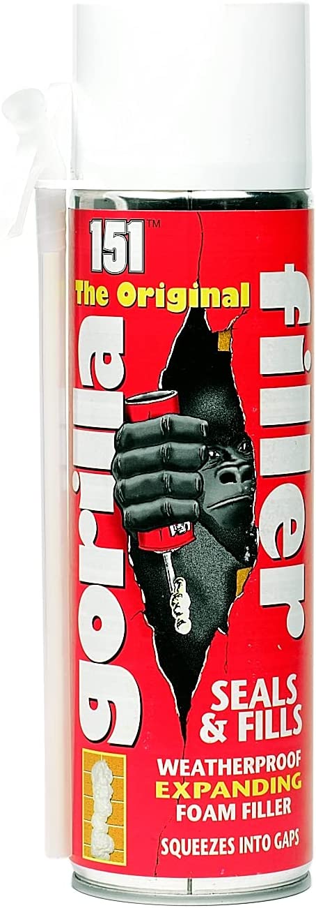 151 Original Gorilla Filler Weatherproof Expanding Foam 500 ML