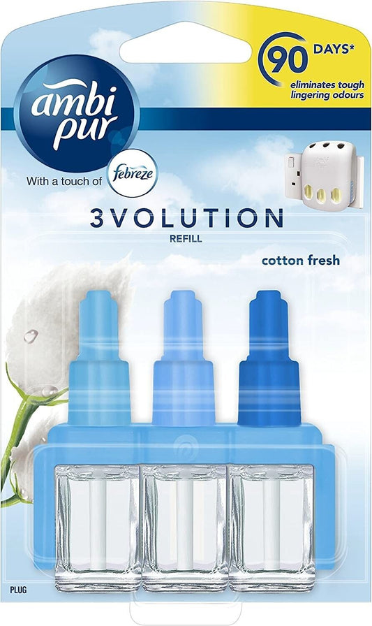 Ambi Pur Febreze 3Volution Plug-In Refill Cotton Fresh 20ml