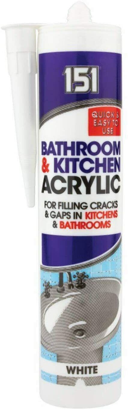 151 White Acrylic Sealant For Bathroom and Kitchen 300ML