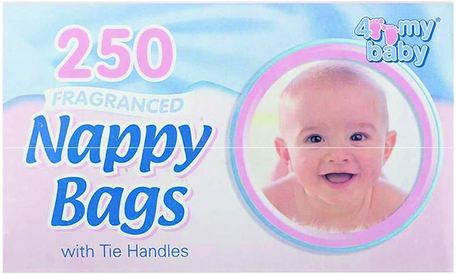 4 My Baby Nappy Bags Fragranced 250 pack