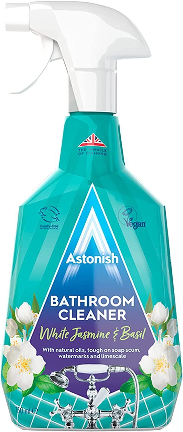 Astonish Bathroom Cleaner Spray White Jasmine & Basil 750ml