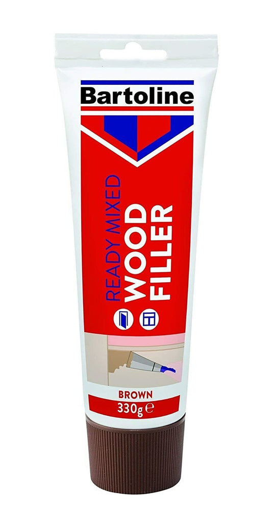 Bartoline Ready Mixed Wood Filler Tube Brown 330g