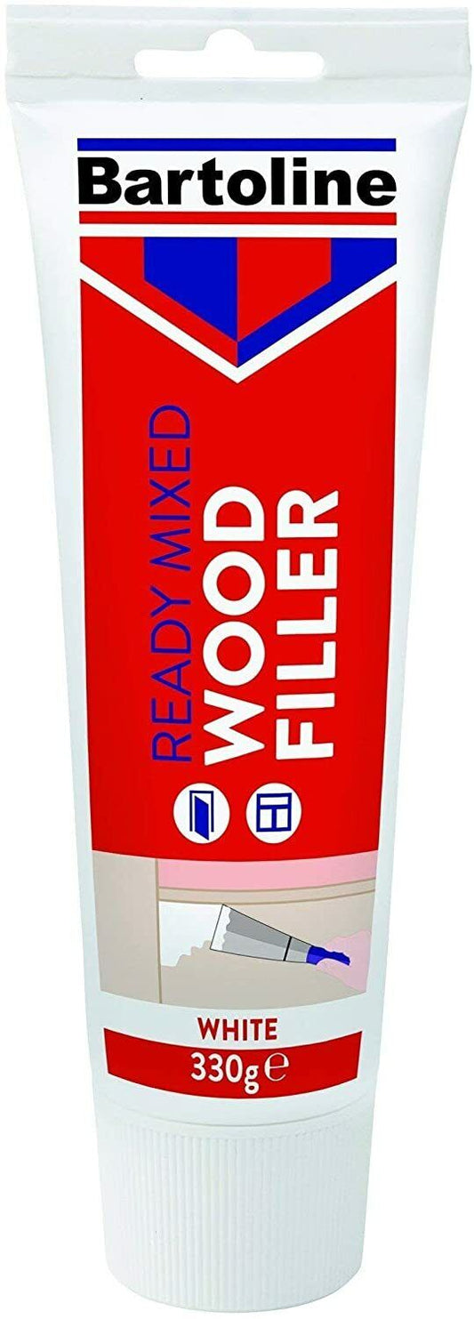 Bartoline Ready Mixed Wood Filler Tube White 330g