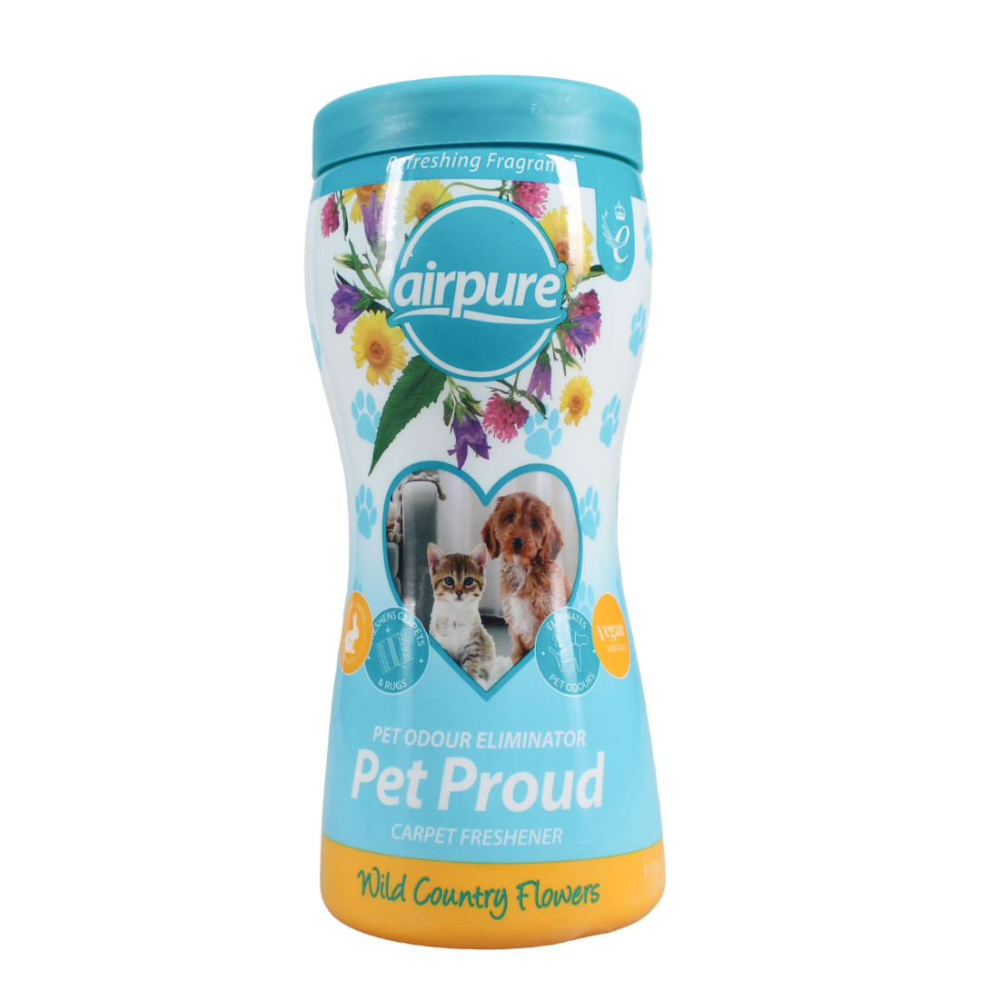 AirPure Pet Proud Carpet Freshener Wild Country Flowers 500g