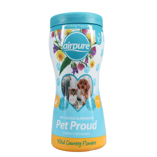 AirPure Pet Proud Carpet Freshener Wild Country Flowers 500g